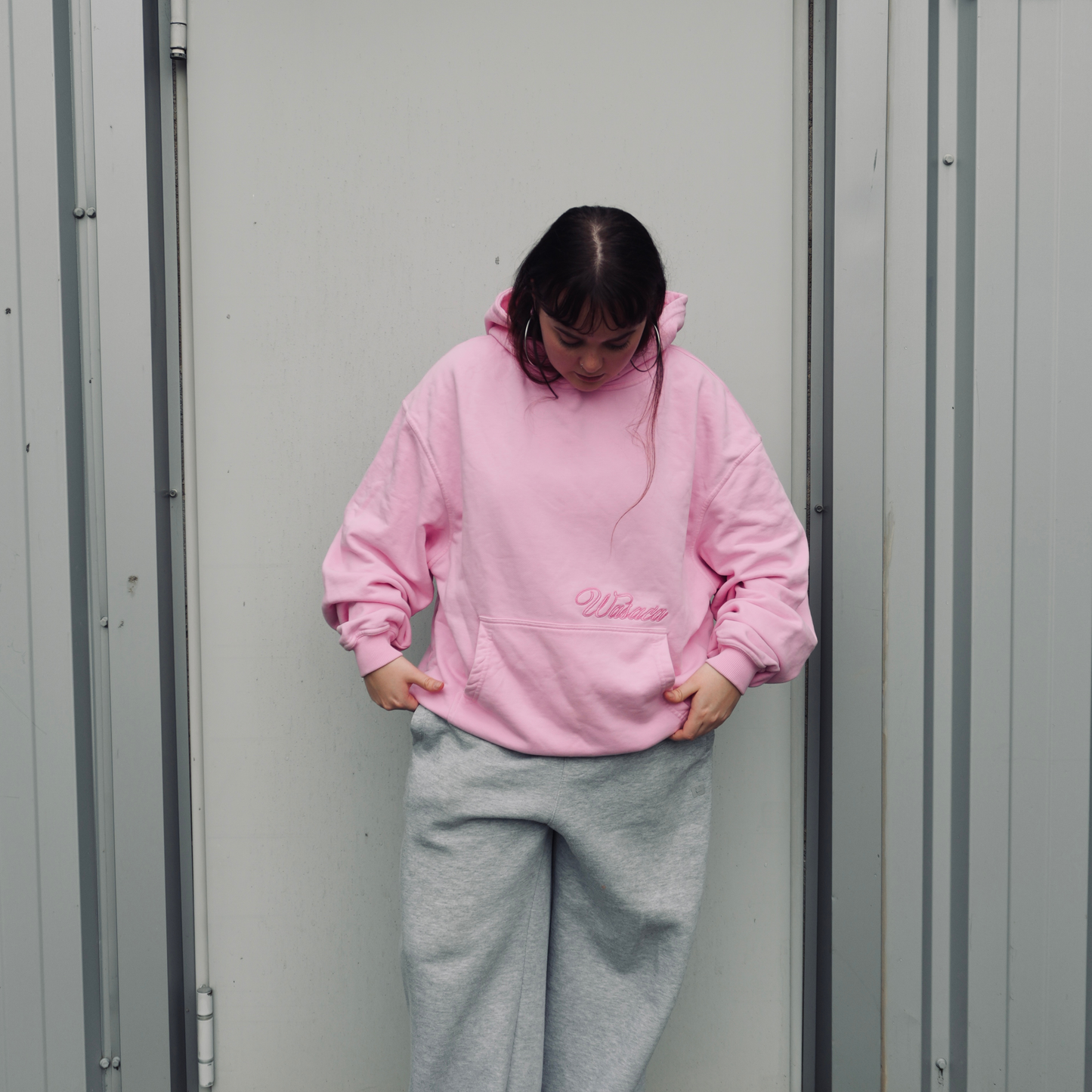 F&F HERITAGE PINK HEAVY HOODIE