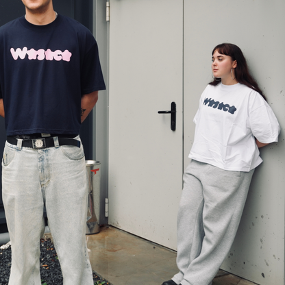 MELTED STAR NAVY BOXY TEE