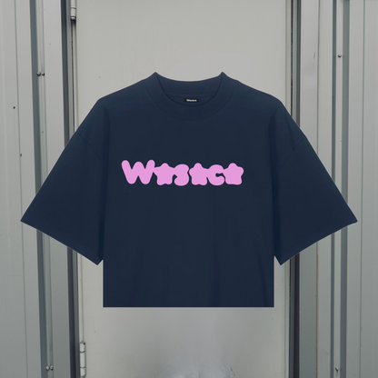 MELTED STAR NAVY BOXY TEE