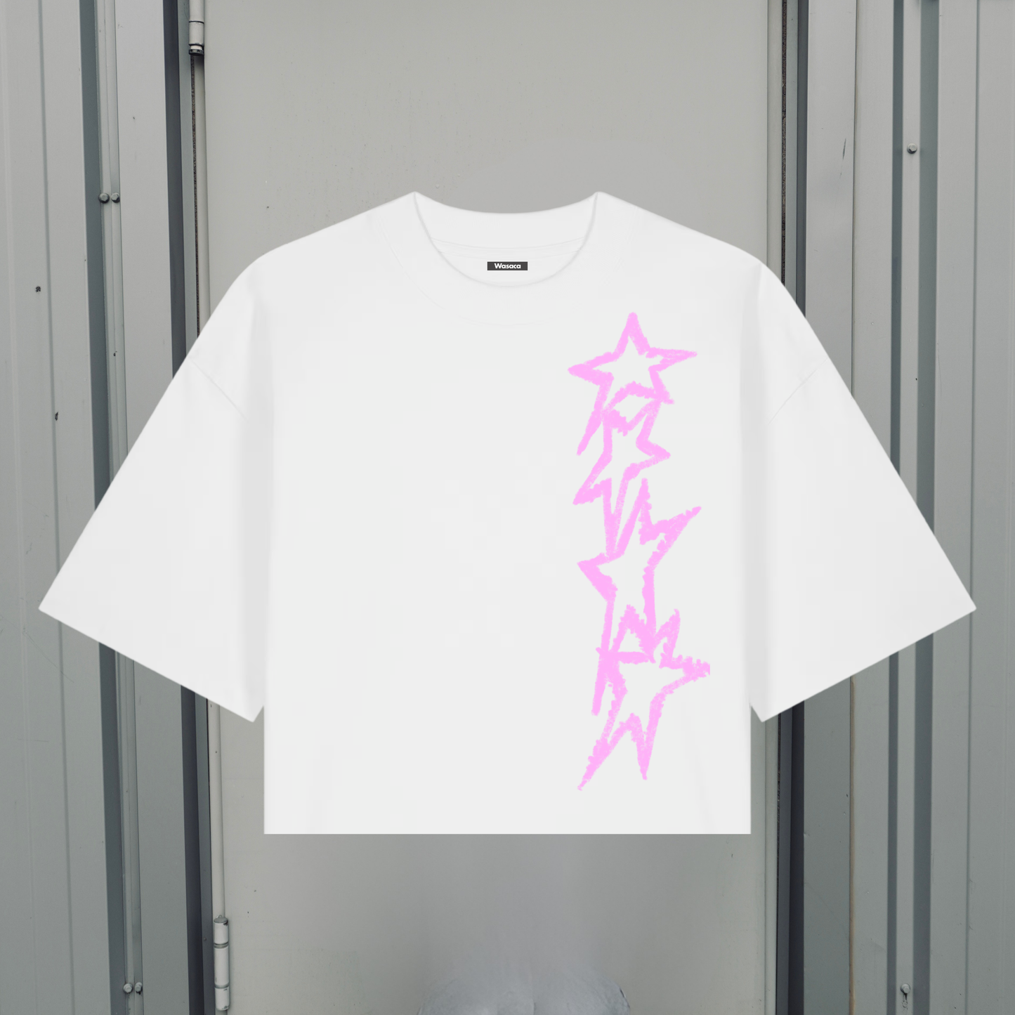 STARLINK WHITE BOXY TEE