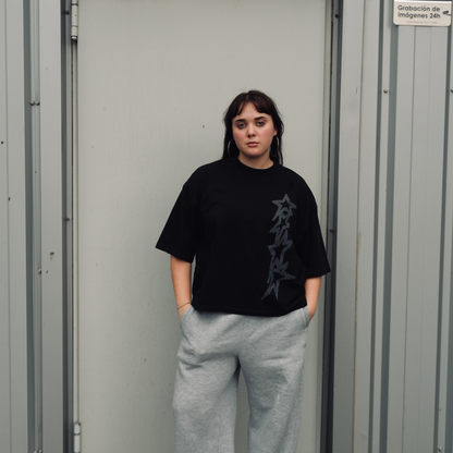 STARLINK BLACK BOXY TEE