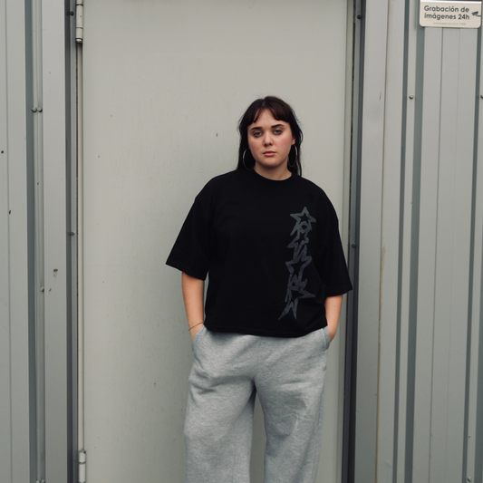 STARLINK BLACK BOXY TEE