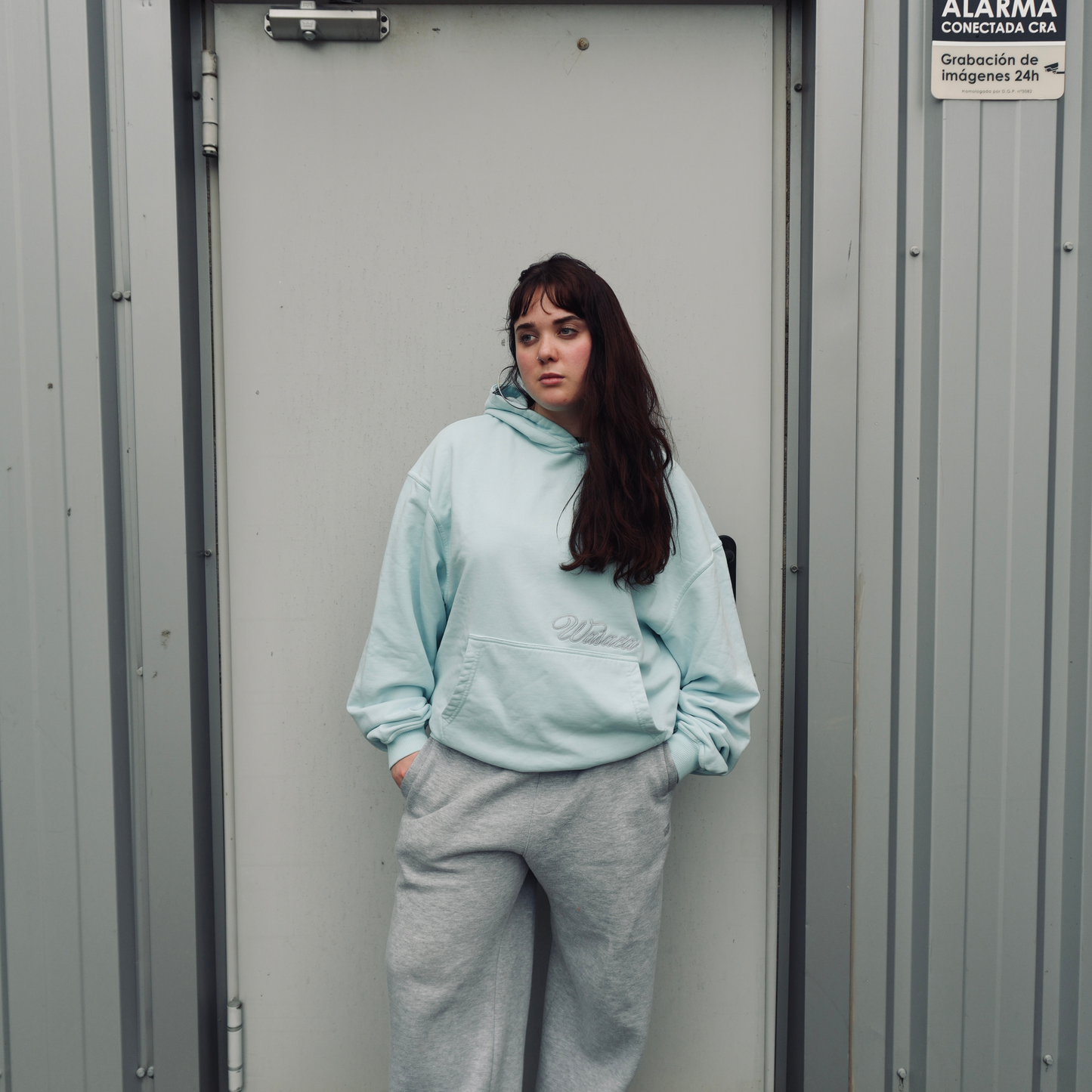 F&F HERITAGE BLUE HEAVY HOODIE