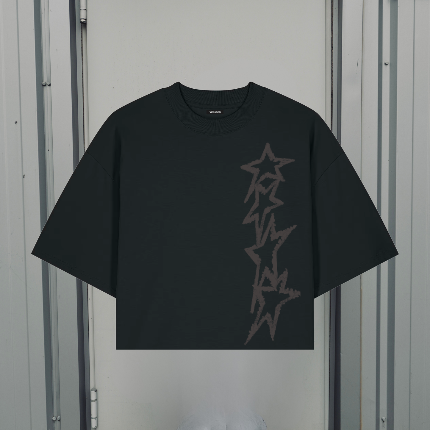 STARLINK BLACK BOXY TEE