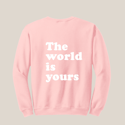 THE WORLD IS YOURS REGULAR CREWNECK